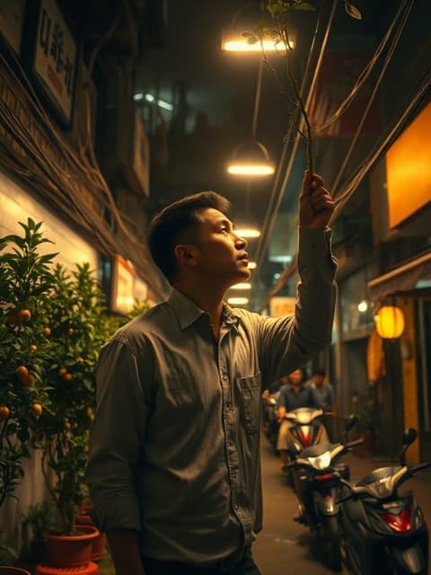 Bìa truyện Phi vụ chợ hoa đêm ba mươi